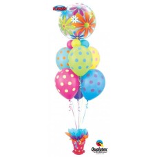 Bouquet 376 Fanciful Flowers Qualatex #32302 10240-6